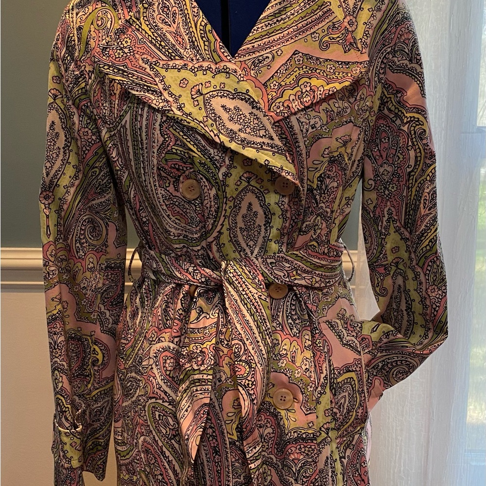 Zara Paisley coat size large
